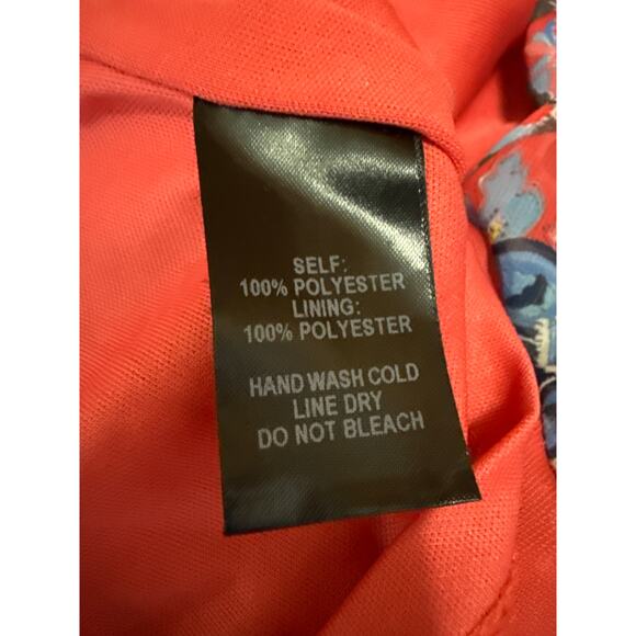 Lulu's Multicolor Floral Paisley Print Short Sleeve Zip Mini Shift Dress Size XS - Picture 5 of 5